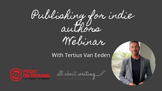 Publishing for indie authors in with Tertius Van Eeden CEO of ​ Print on Demand South Africa [upl. by Hubie401]