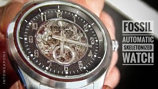 Fossil Automatic Watch  Mens Watch Review [upl. by Eimerej]