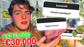 QUANTO GUADAGNO E QUANTO PAGO DI TASSE con la PARTITA IVA da VIDEOMAKER [upl. by Campney211]