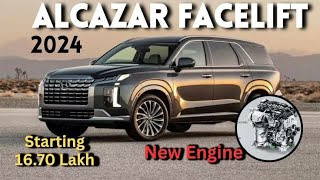 hyundai alcazar facelift 2024 launch date in india ll interior exterior price amp features l [upl. by Nohpets]