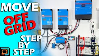 DIY Off Grid Home Solar SystemVictron Solar Charge Controller Install [upl. by Sternlight311]