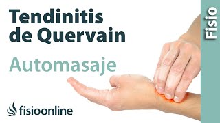 Automasaje para la tendinitis de De Quervain o del pulgar [upl. by Ayad]