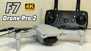 F7 Drone Pro 2  4K WiFi FPV Drone Unboxing amp Flight Test  Mavic Mini Clone [upl. by Vershen]