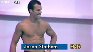 Jason Statham competed in diving at the 1990 Commonwealth Games in Auckland JasonStatham [upl. by Hgielyak690]