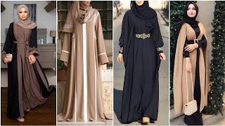 Elegant Abaya Designs 2024  Modest Dress Designs  Latest Gown Styles [upl. by Yeclek]