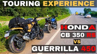 First Tour on Guerrilla 450  Guerrilla 450 vs CB 350 RS [upl. by Etnahsal]