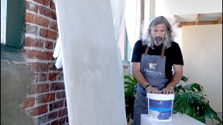 How to Apply Authentic Venetian Plaster  Marmorino Berlina Smooth [upl. by Sonitnatsnoc]