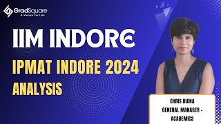 IPMAT Indore 2024 Analysis  IIM Indore IPM 2024 [upl. by Erreip]