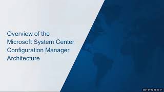 Microsoft SCCM  Microsoft System Center Configuration Manager Architecture [upl. by Boyse]