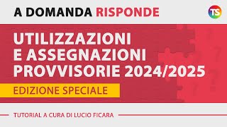 Utilizzazioni e assegnazioni provvisorie 202425 ricongiungimento e gravidanze facciamo chiarezza [upl. by Nwahsyd]