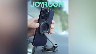 Review Joyroom Magnetic Car Mount – Foldable amp AllMetal Phone Holder [upl. by Ashlen]