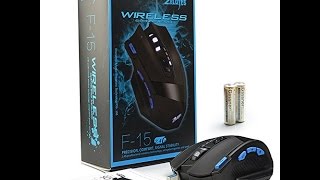 WOOOWWWW  Unboxing mouse zelotes F15 inalámbrico 9 botones [upl. by Aeslehc]