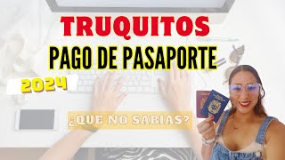 TRUQUITOS PARA PAGO DE PASAPORTE VENEZOLANO TIPS2024 [upl. by Devine]