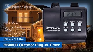 Intermatic HB880R Heavyduty 7day Outdoor Digital Plugin Timer [upl. by Nie]