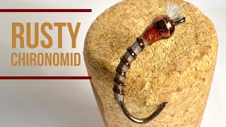 Rusty Chironomid  PYRAMID LAKE  Fly Tying Tutorial [upl. by Acinomal]