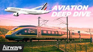 Trains vs Planes Europes dilemma [upl. by Kifar]