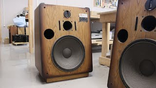 JBL L300 Oak restoration Реставрация JBL L300 [upl. by Allix]