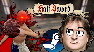 The Goriest Game On Steam  Half Sword [upl. by Alyahsal293]