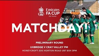 FA CUP Highlights  Uxbridge FC Vs Cray Valley PM FC [upl. by Annawot]