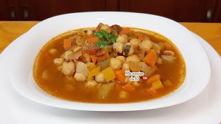 Sopa de Garbanzos con verduras [upl. by Aihsa]