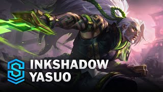 Inkshadow Yasuo Skin Spotlight  League of Legends [upl. by Elimay579]