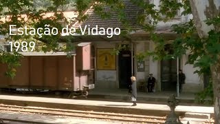 Estação de Vidago  Linha do Corgo 1989 [upl. by Aviva]