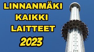 Linnanmäki KAIKKI LAITTEET 2023 [upl. by Nilya]