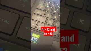 How to turn onoff Backlit Keyboard on Asus Laptop shorts howto [upl. by Tannie264]