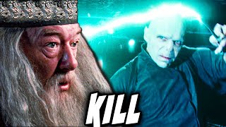 Why Couldnt Voldemort KILL Dumbledore in the Ministry Atrium Book VS Film Harry Potter Explained [upl. by Penland]