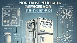 Non Frost refrigerator electric circuit how to made non Frost refrigerator circuit refrigerator [upl. by Dnalhsa416]