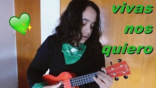 LIBRES  MORA NAVARRO Ukulele cover by Jimena Egea [upl. by Adala145]