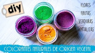 Cómo hacer colorantes naturales  vegetales en polvo 🥕 [upl. by Byran]