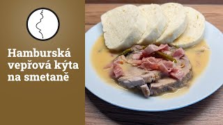 Hamburská vepřová kýta na smetaně  původní recept [upl. by Lenroc508]