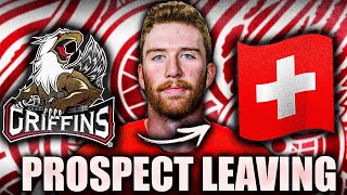 STEVE YZERMAN SENDS TOP RED WINGS PROSPECT TO SWITZERLAND… Jared McIsaac Grand Rapids Griffins [upl. by Dnalor]