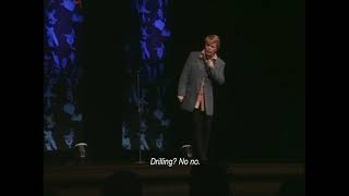 EDDIE IZZARD  UNREPEATABLE  CATS DRILLING BEHIND SOFA [upl. by Beuthel834]