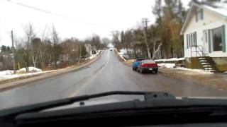 Driving through Minto NB  time lapse effect  HD [upl. by Etteb192]