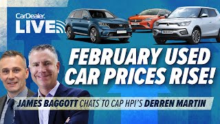 Used car prices RISE in February – but can it continue [upl. by Dorraj992]