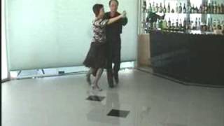 Silver Waltz  Australia Old Time Dance Dancers Frankie and Rita 2004 [upl. by Saidee]