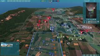 Warno Gameplay  Nato Vs Pact full phase annihilation [upl. by Willa]