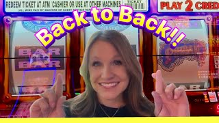 BACK to BACK Jackpots Old School Pinball  Vintage Las Vegas [upl. by Glynn]