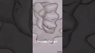 clenched fist tutorial drawing pencildrawingtechniques art shorts song [upl. by Aridnere]