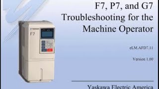 F7 P7 and G7 Troubleshooting for the Machine Operator [upl. by Anigriv]