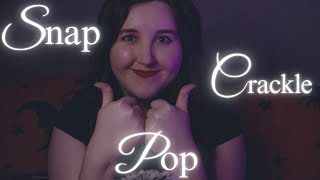 Snap Crackle Pop ASMR ✨ no talking no tapping [upl. by Cung]