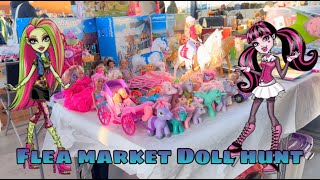 MONSTER HIGH DOLLS FLEA MARKET HUNT  EPIC FAIL [upl. by Trebeh]