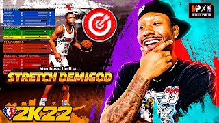 Duke Dennis OFFICIAL NBA 2K22 BUILD 2 WAY STRETCH PLAYMAKER BUILD NBA 2K22 Best Stretch Big Build [upl. by Anirbaz478]