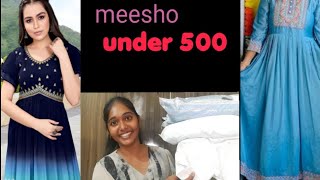 Meesho Long Frocks Under 500Meesho Affordable HaulTabithas lifestyle [upl. by Borek267]