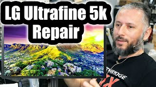 Expensive LG Ultrafine 5K Monitor Repair Bent cable and no Signal [upl. by Ornie]