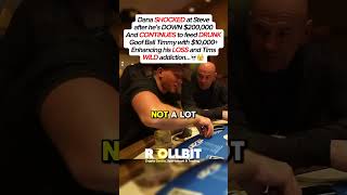 Dana MAD at Steve after this…💀 casino gambling dana danawhite stevewilldoit blackjack vegas [upl. by Watt]