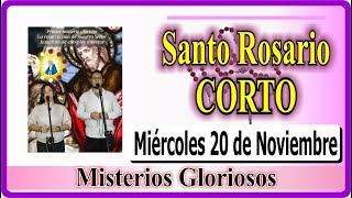 Santo Rosario de hoy EN VIVO miércoles 20 de noviembre 🌷 MISTERIOS GLORIOSOS 🌷 Rosario a la Virgen [upl. by Garrison]