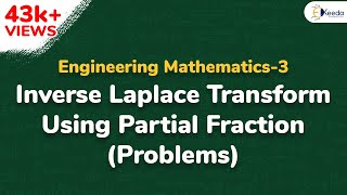 Problem on Inverse Laplace transform Using Partial Fraction  Engineering Mathematics 3 [upl. by Crotty]